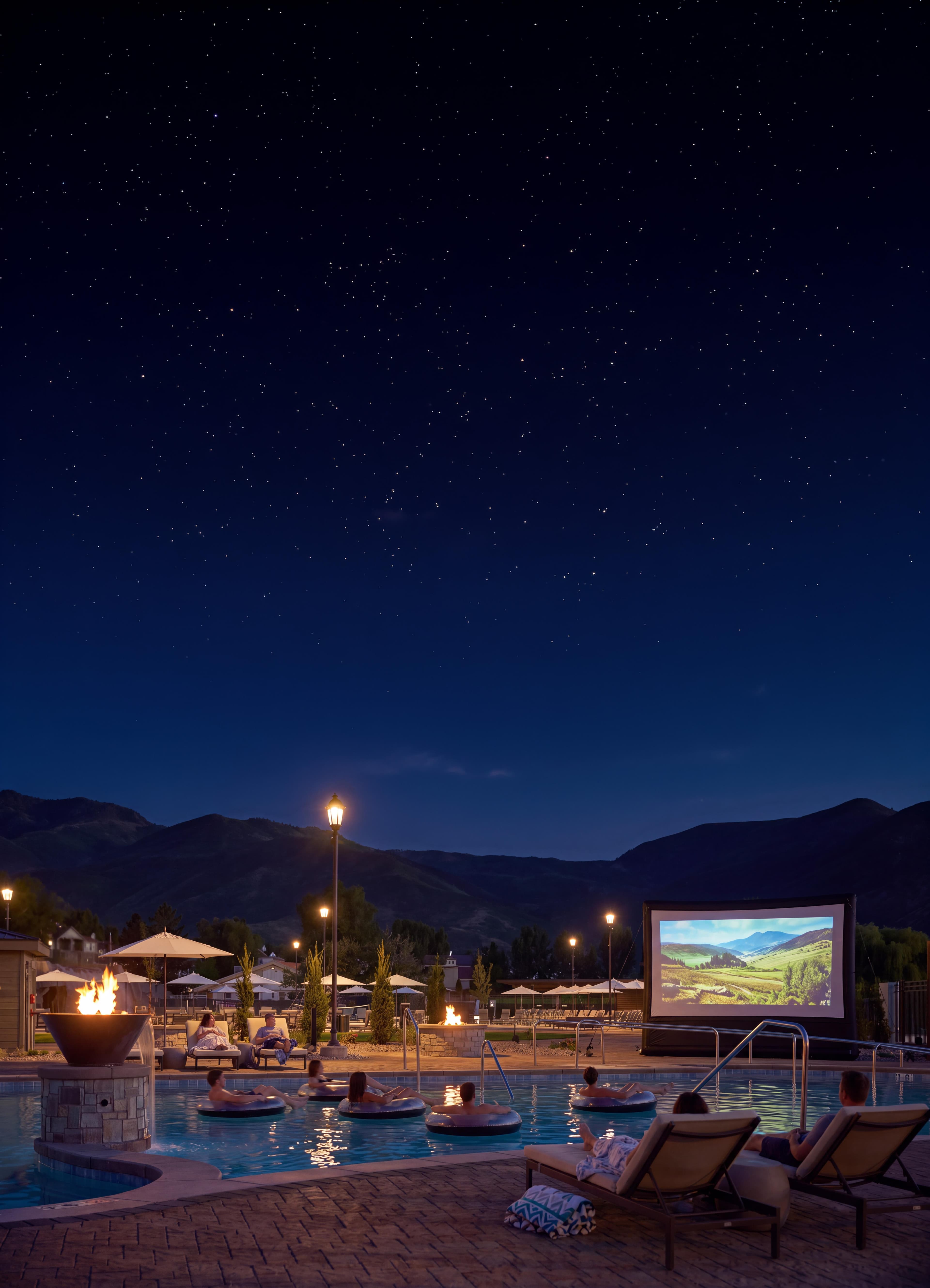 Poolside Movie Nights