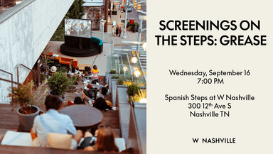 Screenings on the Steps: Grease poster