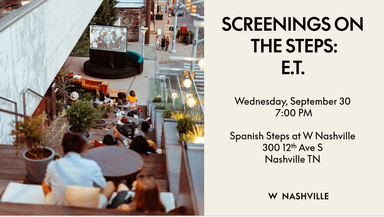 Screenings on the Steps: E.T poster