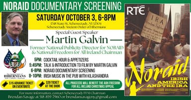 NORAID Documentary Screening poster