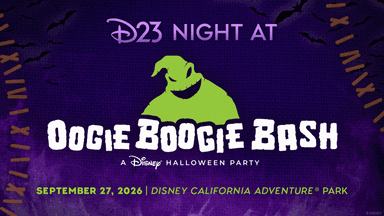 D23 Night at Oogie Boogie Bash – A Disney Halloween Party poster