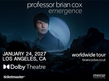 Professor Brian Cox - Emergence poster