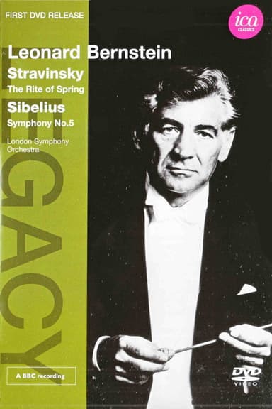 Bernstein and Stravinsky poster