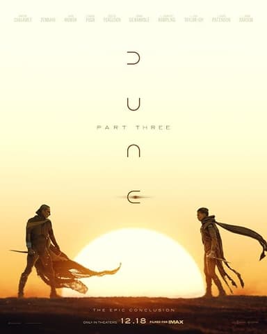 Dune: Part Three poster