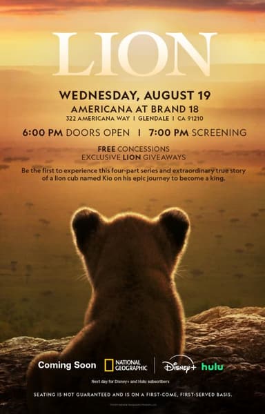 Lion poster