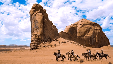 The Searchers in 70mm poster