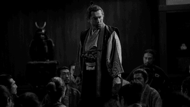 The Samurai And The Prisoner - Black And White Edition poster