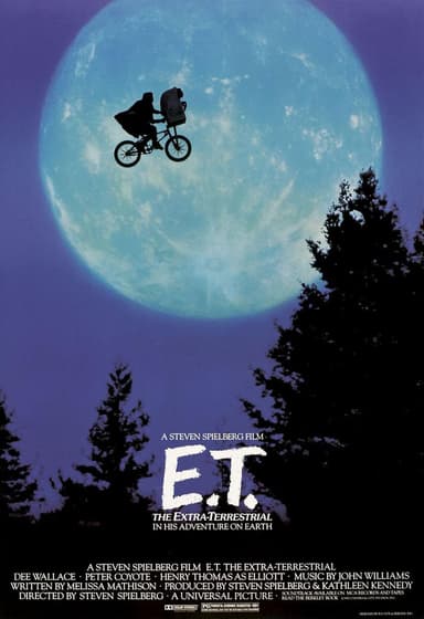 E.t. The Extra-terrestrial poster