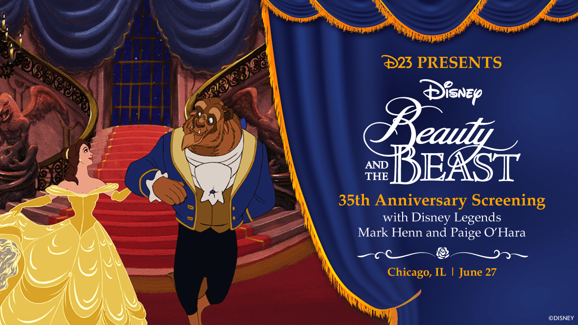Beauty and the Beast 35th Anniversary Screening with Disney Legends Mark Henn & Paige O’Hara – Chicago, IL