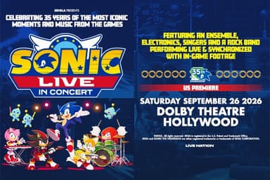 Sonic Live in Concert poster