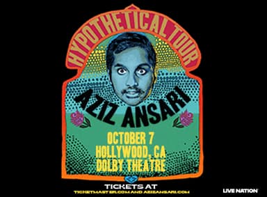 Aziz Ansari: Hypothetical Tour poster