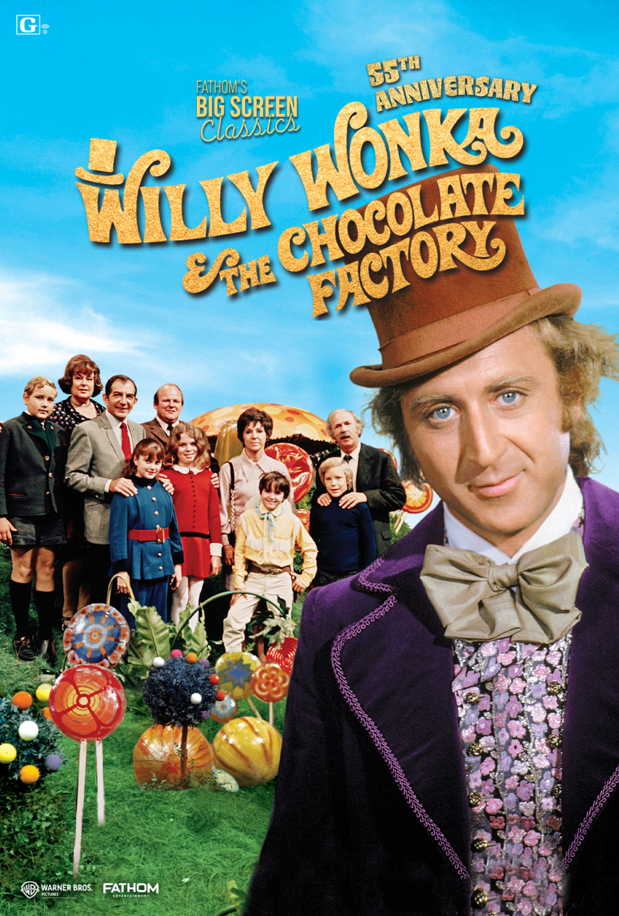 Willy Wonka and the Chocolate Factory 55th Anniversary