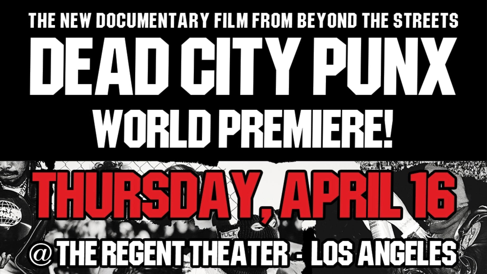 Dead City Punx Documentary Premiere (Doors 6:30pm) - SOLD OUT