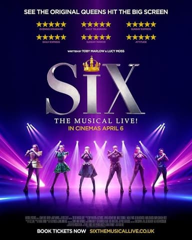Six: The Musical Live! poster